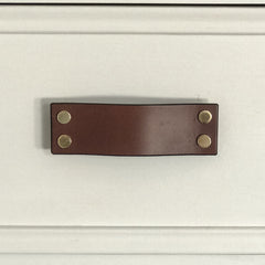 Simford Brown Leather Door Pull